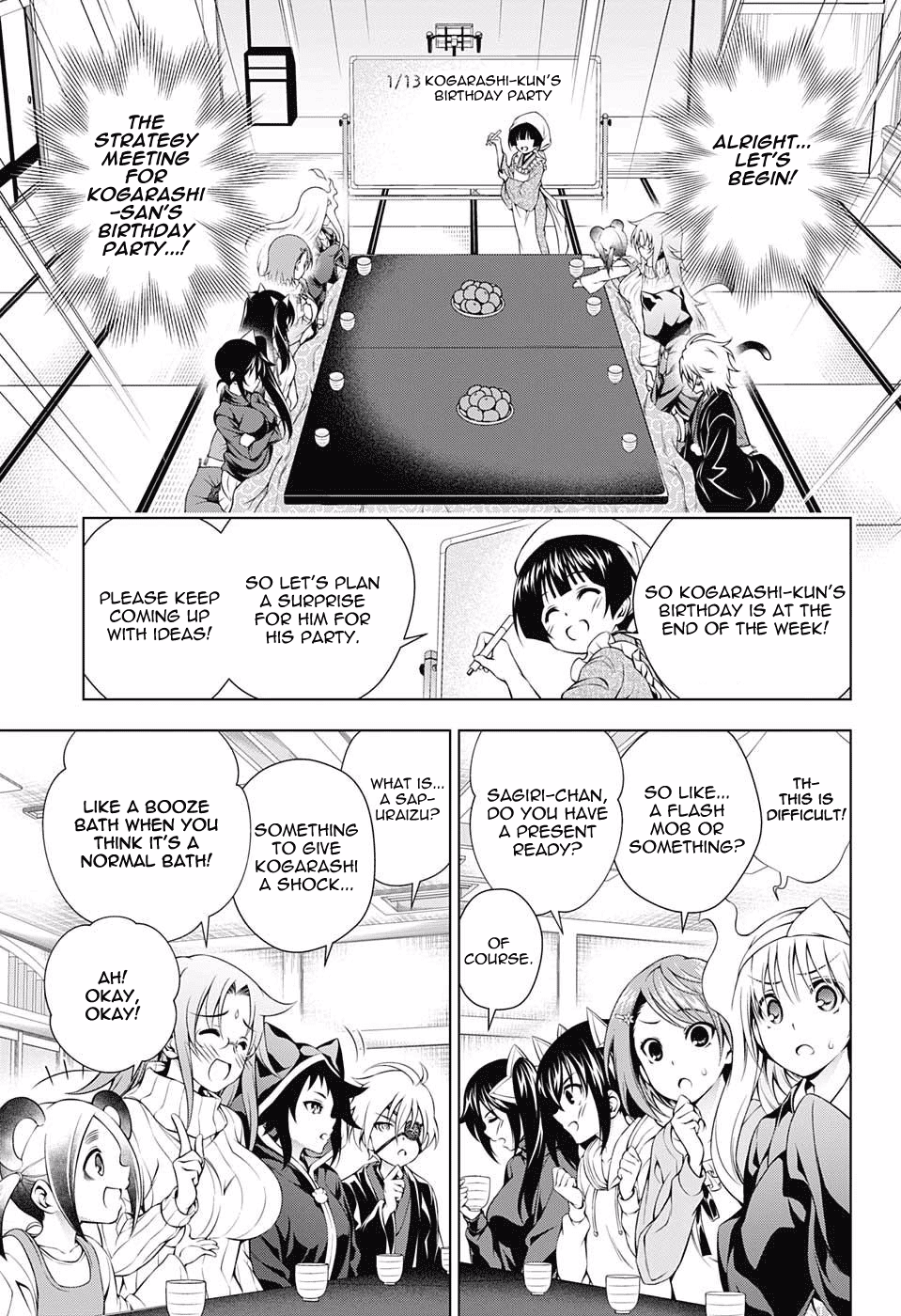 Yuragi-sou no Yuuna-san Chapter 57 page 6 - Chapter 57: Kogarashi-san and a Birthday