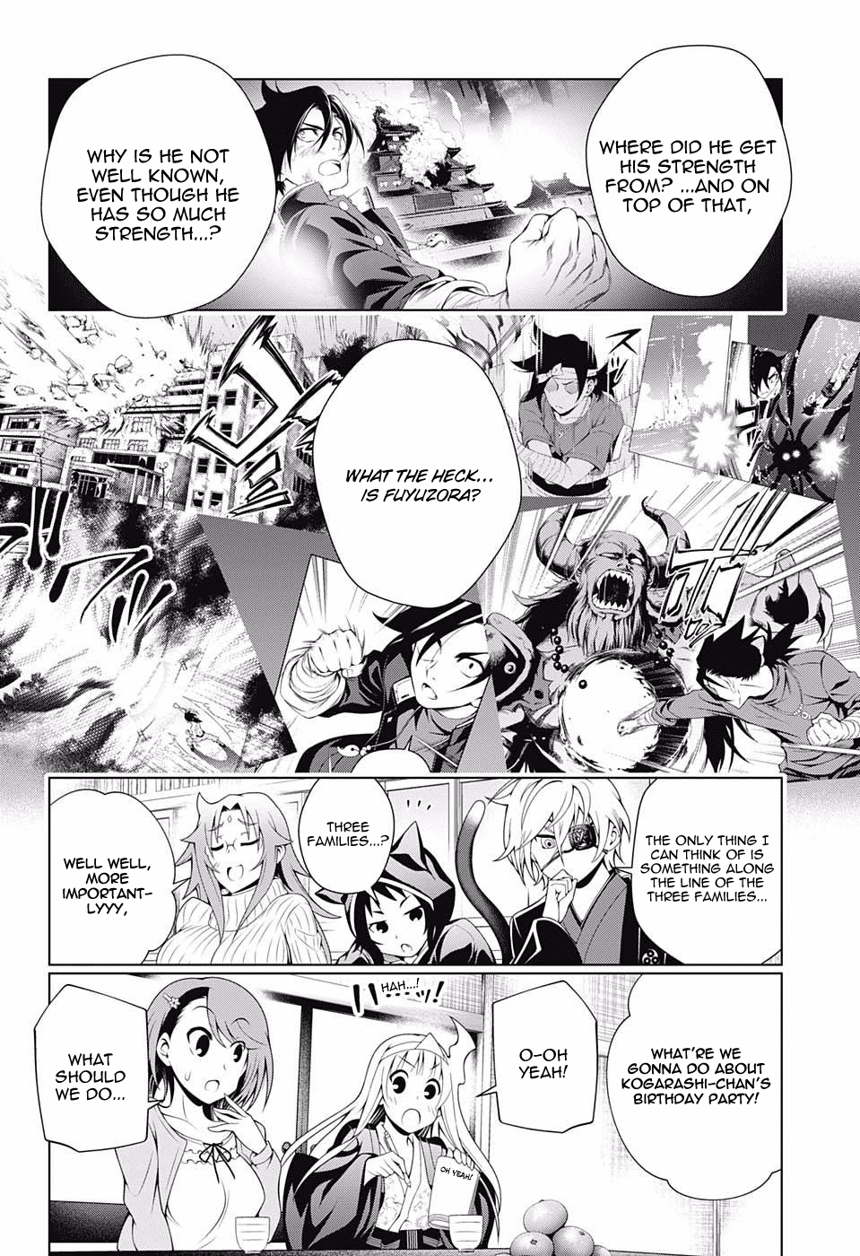 Yuragi-sou no Yuuna-san Chapter 57 page 9 - Chapter 57: Kogarashi-san and a Birthday