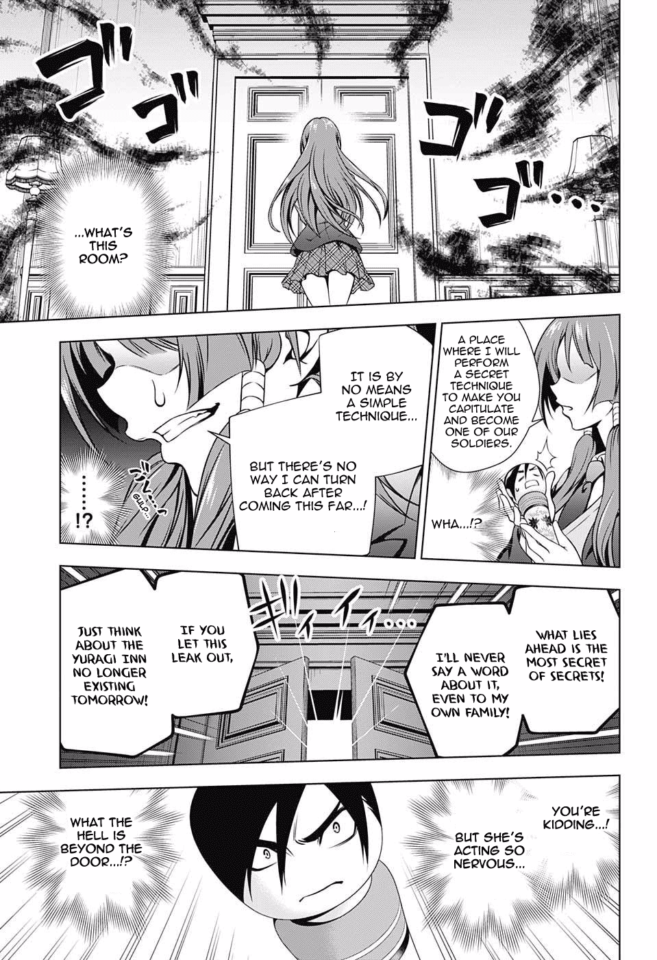 Yuragi-sou no Yuuna-san Chapter 59 page 9 - Chapter 59: Karura-sama and the Secret Room