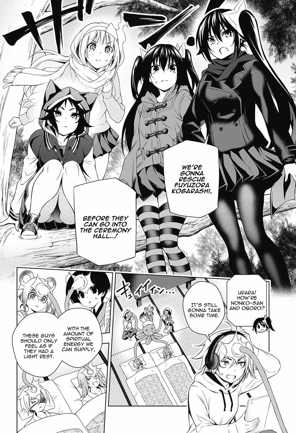 Yuragi-sou no Yuuna-san Chapter 60 page 10 - Chapter 60: The Great Kogarashi Rescue Operation