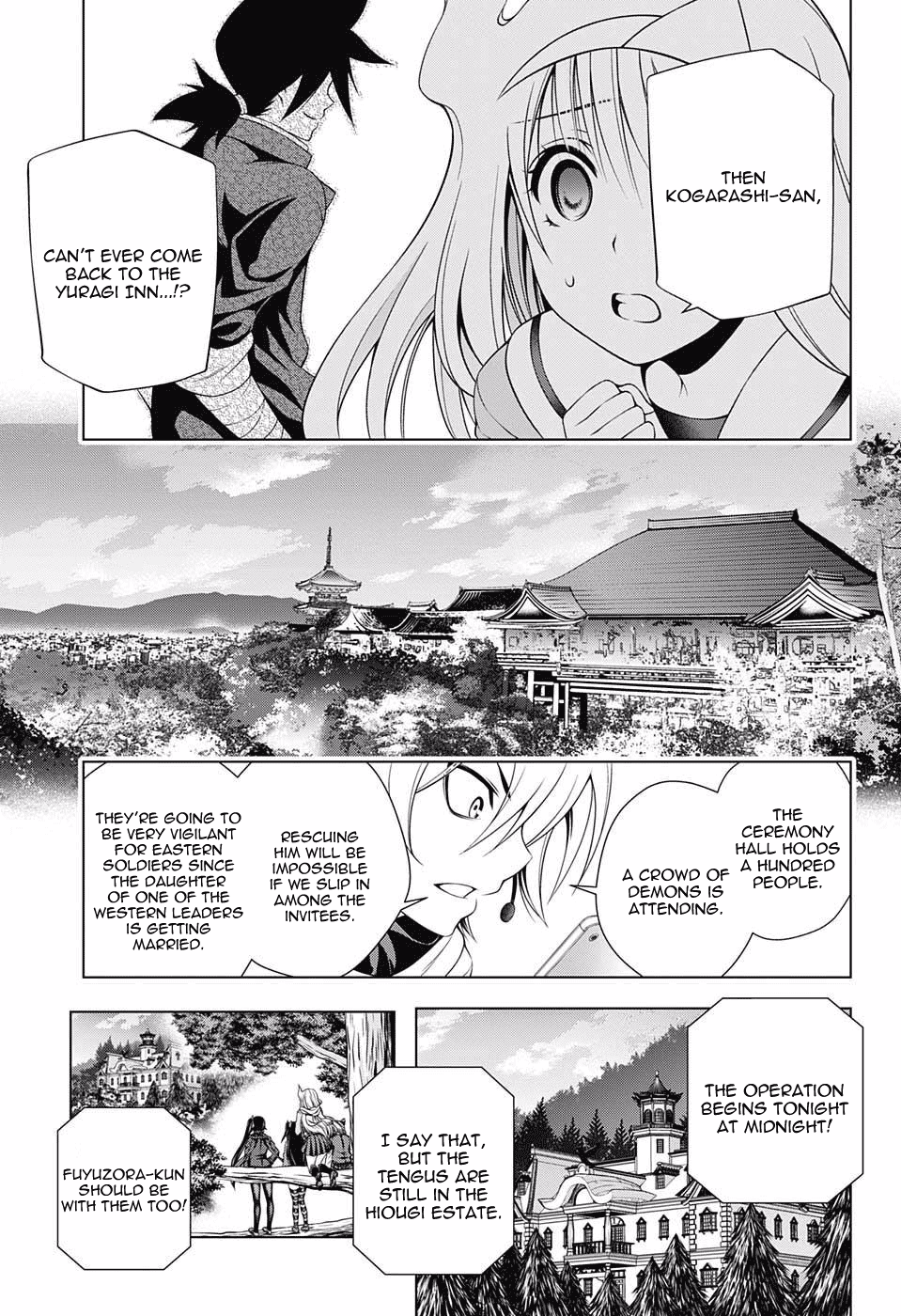 Yuragi-sou no Yuuna-san Chapter 60 page 9 - Chapter 60: The Great Kogarashi Rescue Operation