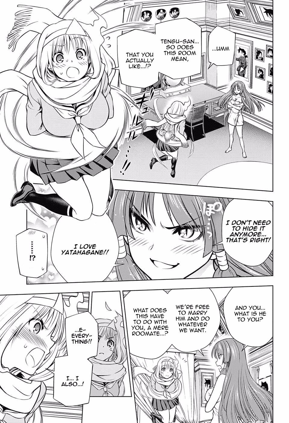 Yuragi-sou no Yuuna-san Chapter 61 page 7 - Chapter 61: The Yaya Brigade Arrives