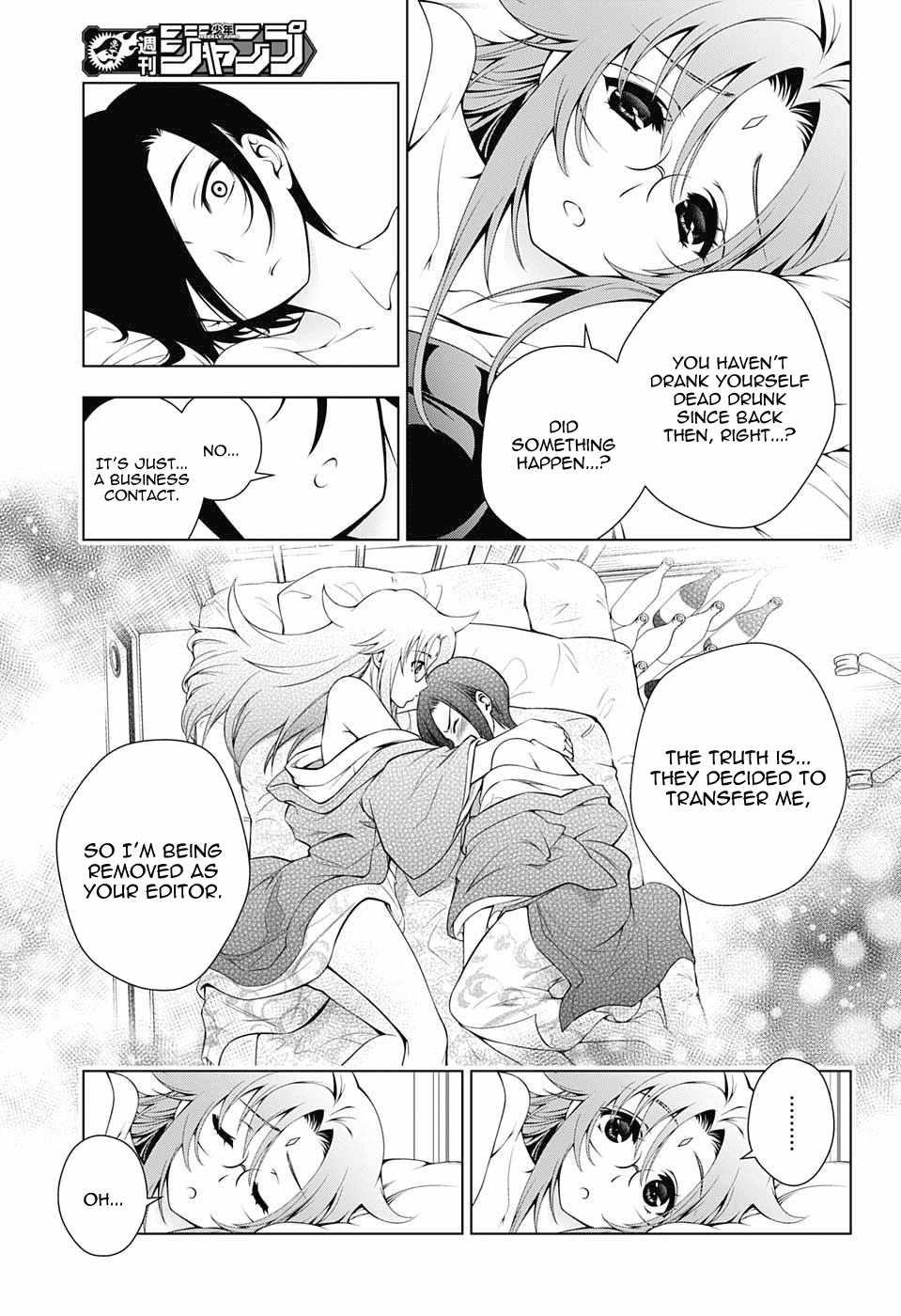 Yuragi-sou no Yuuna-san Chapter 66 page 19 - Chapter 66: Nonko-san and Editor-san