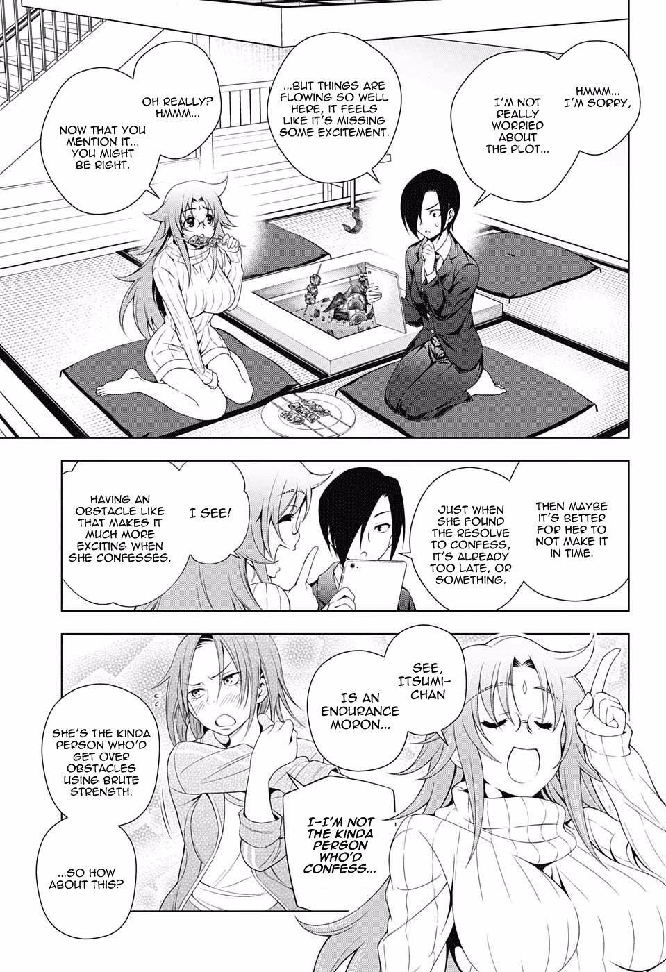 Yuragi-sou no Yuuna-san Chapter 66 page 9 - Chapter 66: Nonko-san and Editor-san