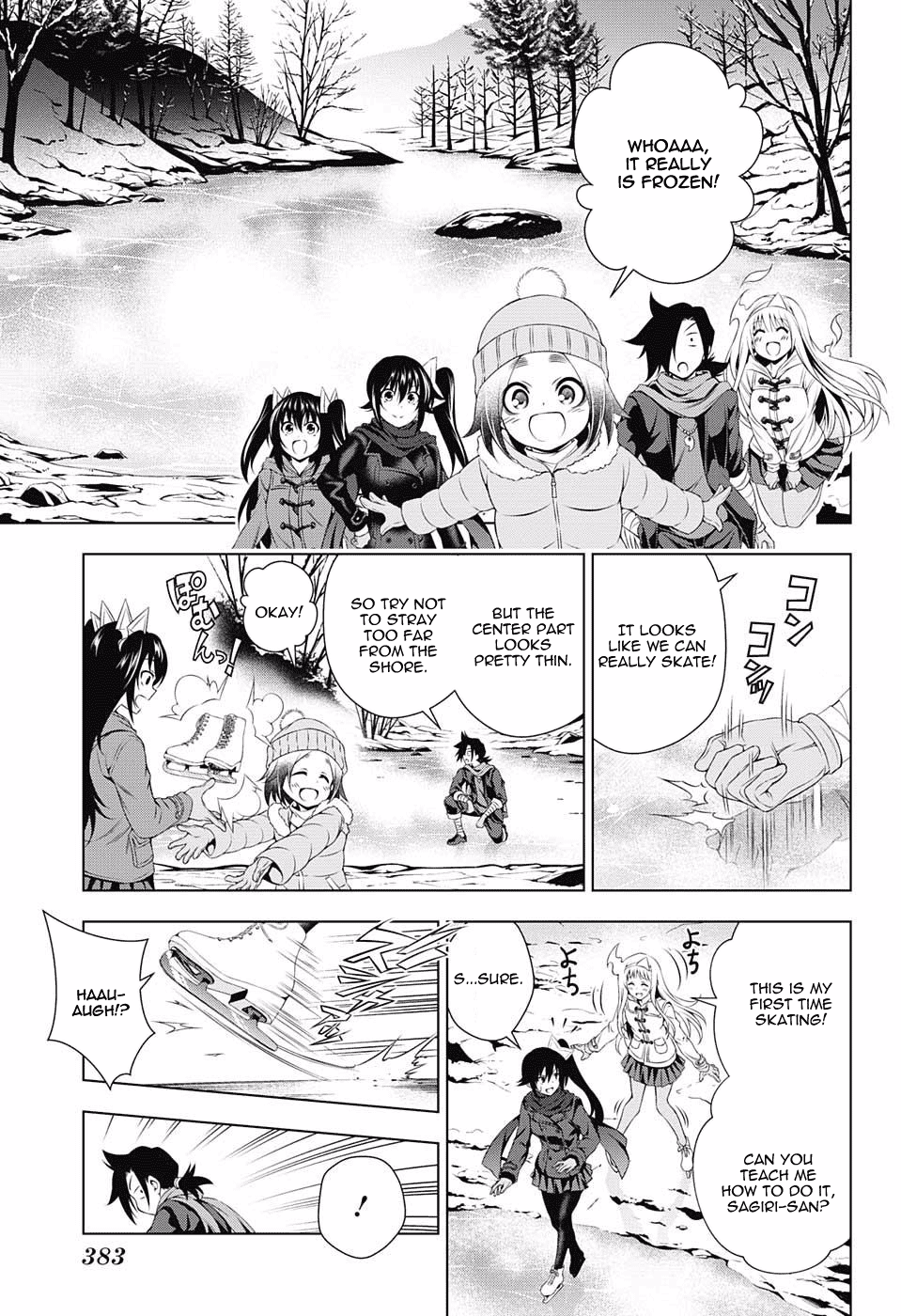 Yuragi-sou no Yuuna-san Chapter 70 page 3 - Chapter 70: Yuuna on Ice