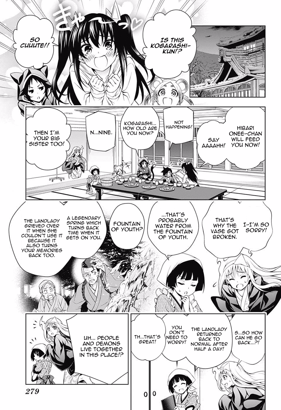 Yuragi-sou no Yuuna-san Chapter 72 page 13 - Chapter 72: Kogarashi Becomes Smaller