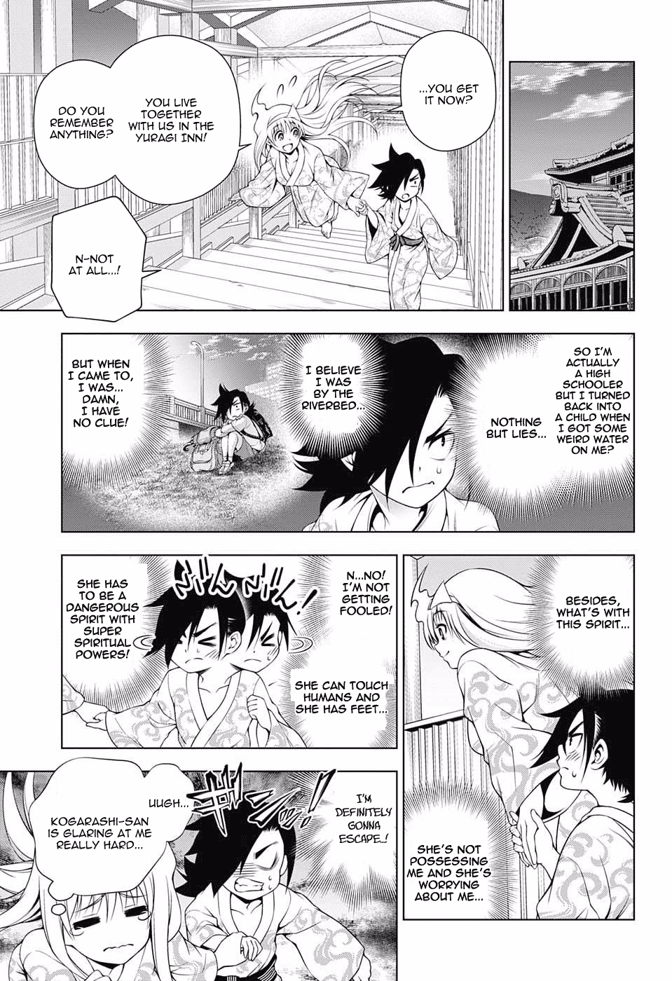 Yuragi-sou no Yuuna-san Chapter 72 page 7 - Chapter 72: Kogarashi Becomes Smaller