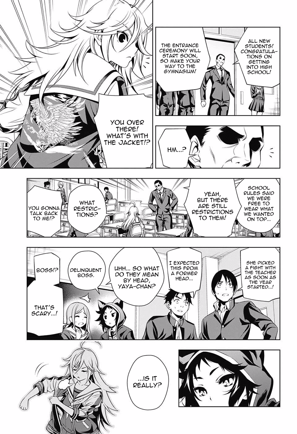 Yuragi-sou no Yuuna-san Chapter 75 page 7 - Chapter 75: Everyone's New Semester