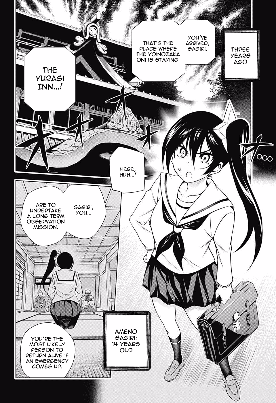 Yuragi-sou no Yuuna-san Chapter 80 page 4 - Chapter 80: Sagiri-chan's Memories
