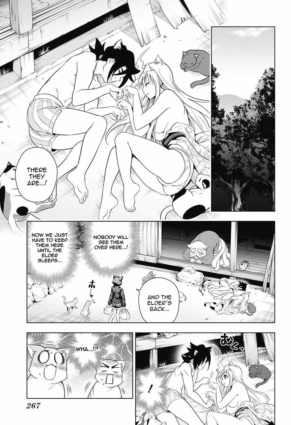 Yuragi-sou no Yuuna-san Chapter 81 page 17 - Chapter 81: Meow Meow Paradise
