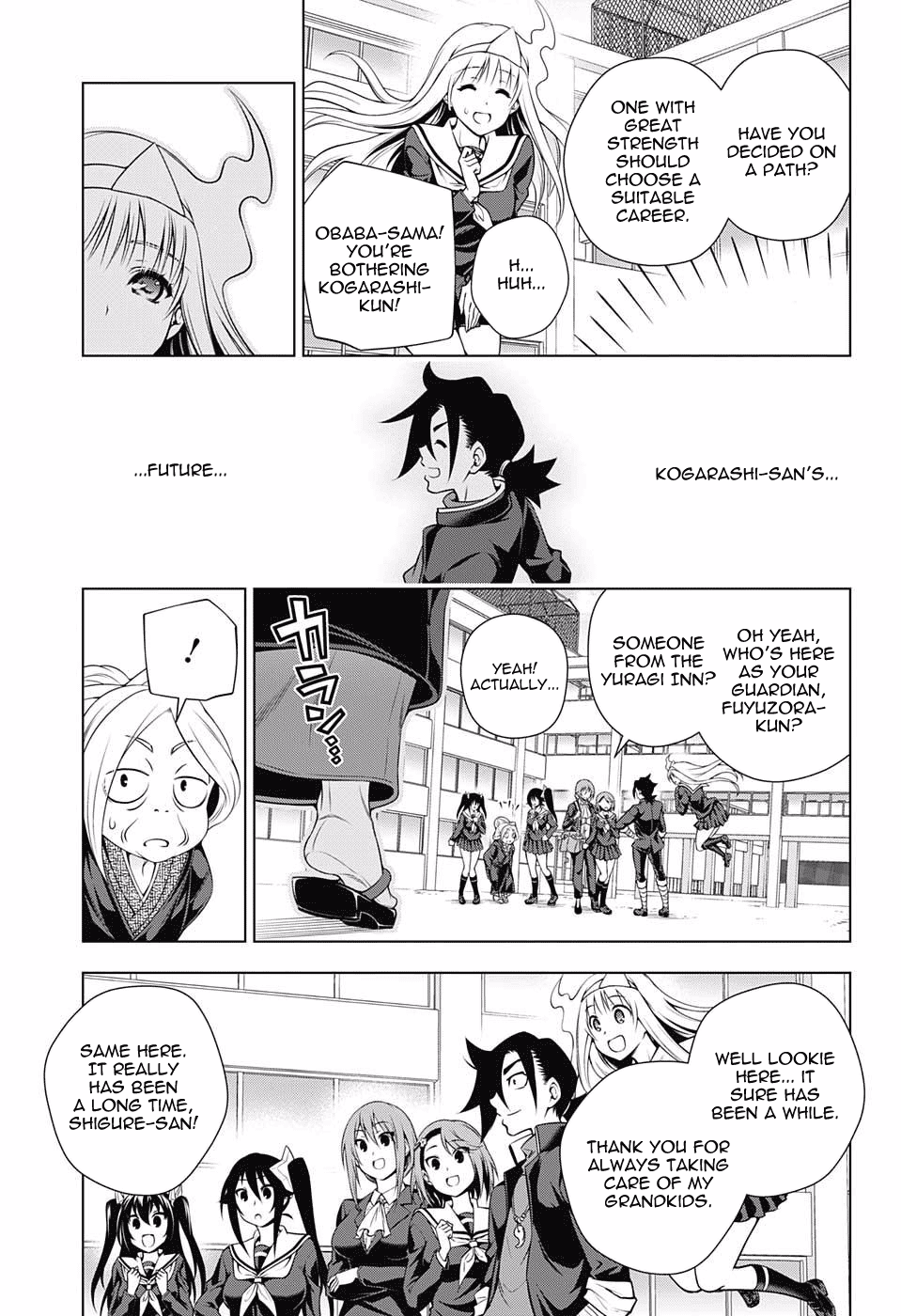 Yuragi-sou no Yuuna-san Chapter 82 page 11 - Chapter 82: Each One's Career Counseling