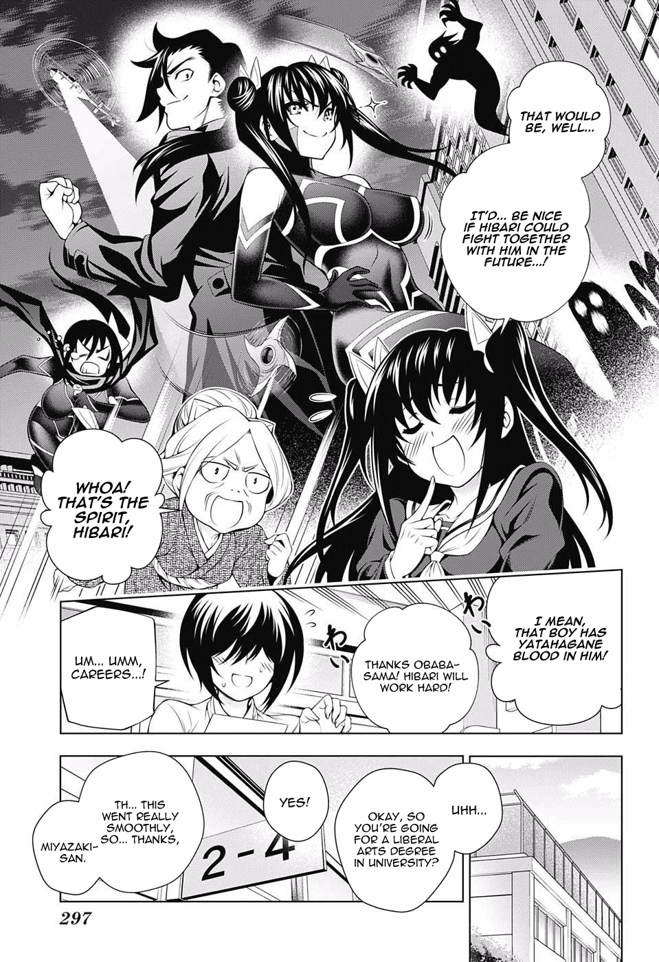Yuragi-sou no Yuuna-san Chapter 82 page 7 - Chapter 82: Each One's Career Counseling