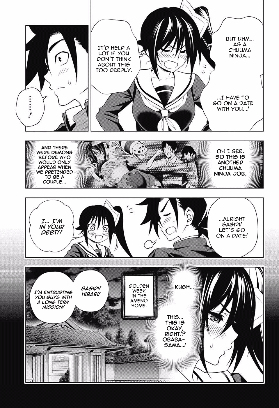 Yuragi-sou no Yuuna-san Chapter 94 page 3 - Chapter 94: Sagiri-san and the Sweet Mission