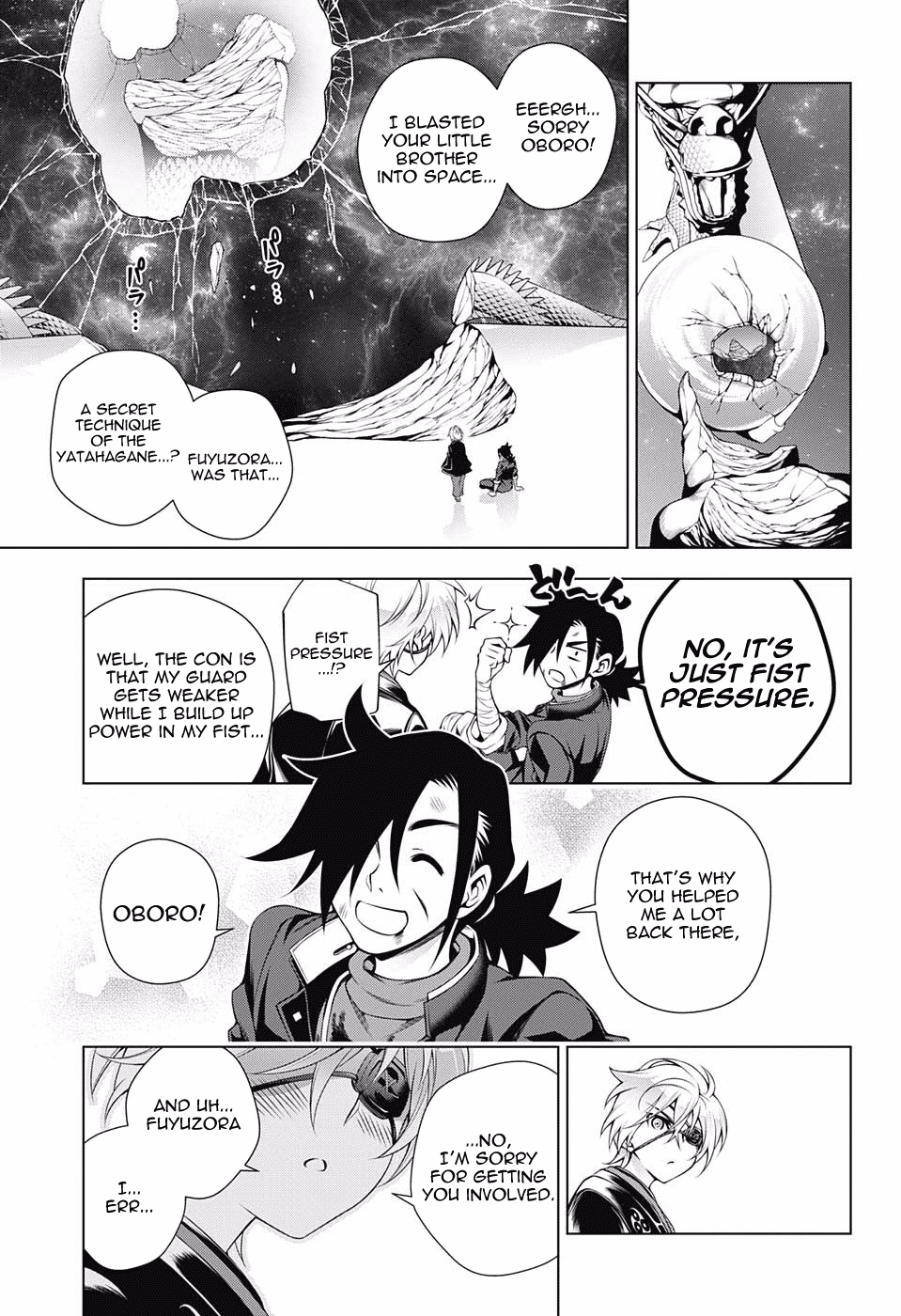 Yuragi-sou no Yuuna-san Chapter 98 page 11 - Chapter 98: Kogarashi isn't Half-Hearted