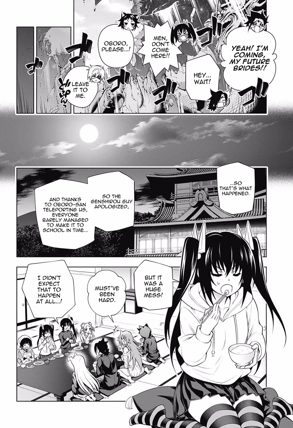 Yuragi-sou no Yuuna-san Chapter 98 page 16 - Chapter 98: Kogarashi isn't Half-Hearted