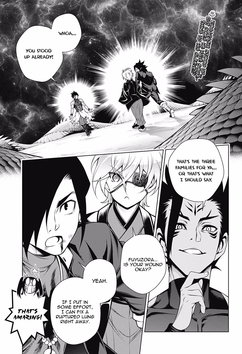 Yuragi-sou no Yuuna-san Chapter 98 page 2 - Chapter 98: Kogarashi isn't Half-Hearted