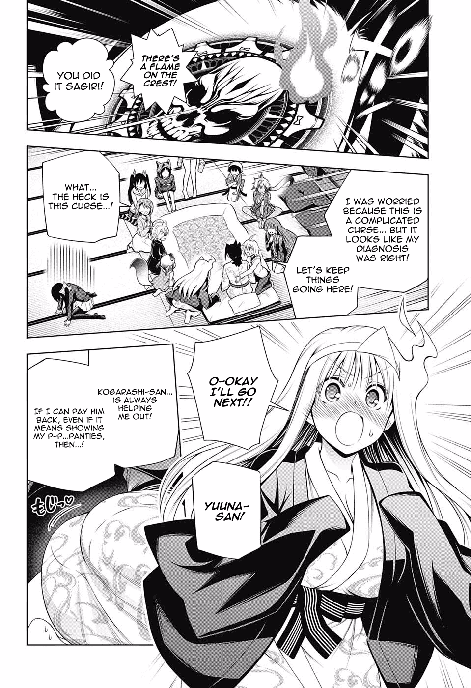 Yuragi-sou no Yuuna-san Chapter 99 page 8 - Chapter 99: Cursed Kogarashi