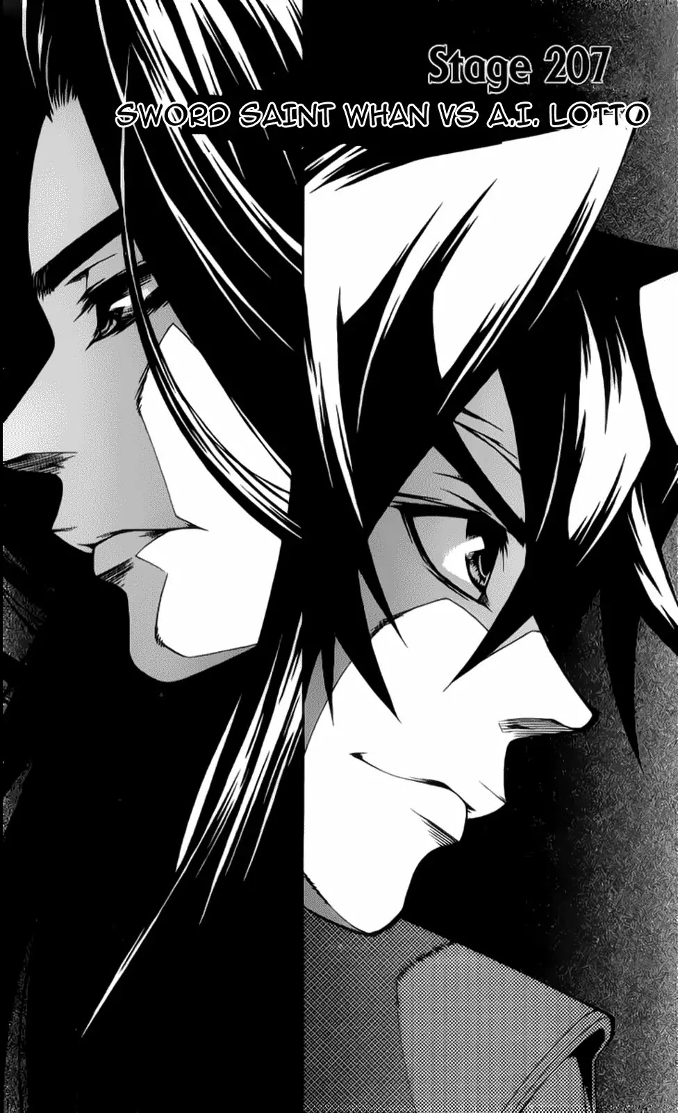 Yureka Chapter 207 page 1 - Chapter 207 : Sword Saint Whan vs A.I. Lotto