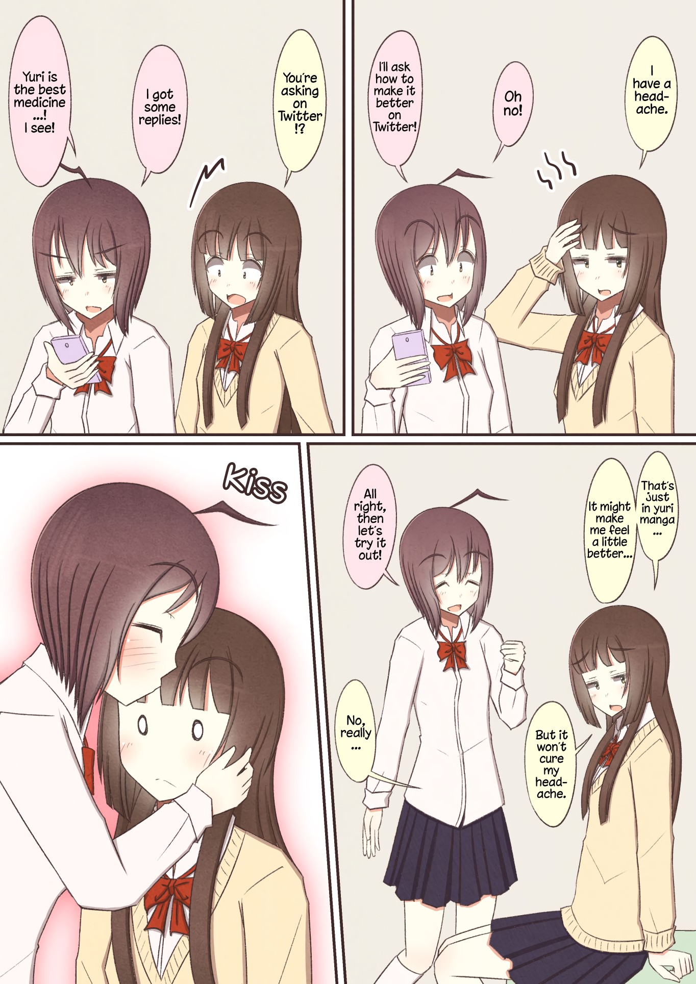 Yuri Couple Chapter 19 page 1 - Chapter 19: 136-137