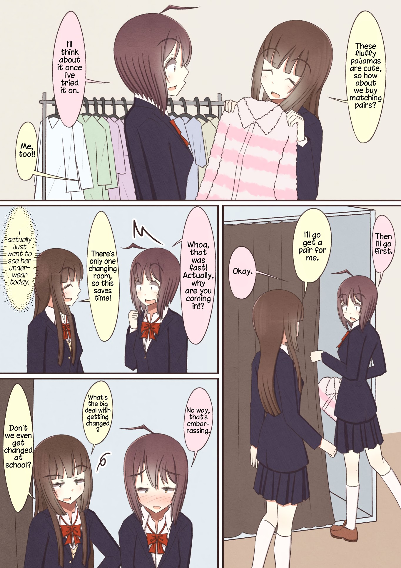 Yuri Couple Chapter 22 page 1 - Chapter 22: 143-144