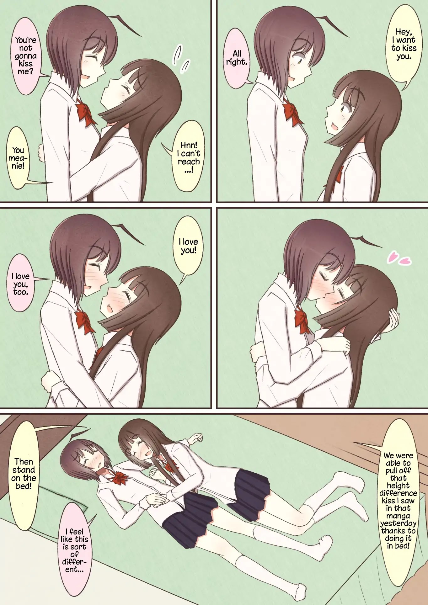 Yuri Couple Chapter 5 page 1 - Chapter 5: 101-105