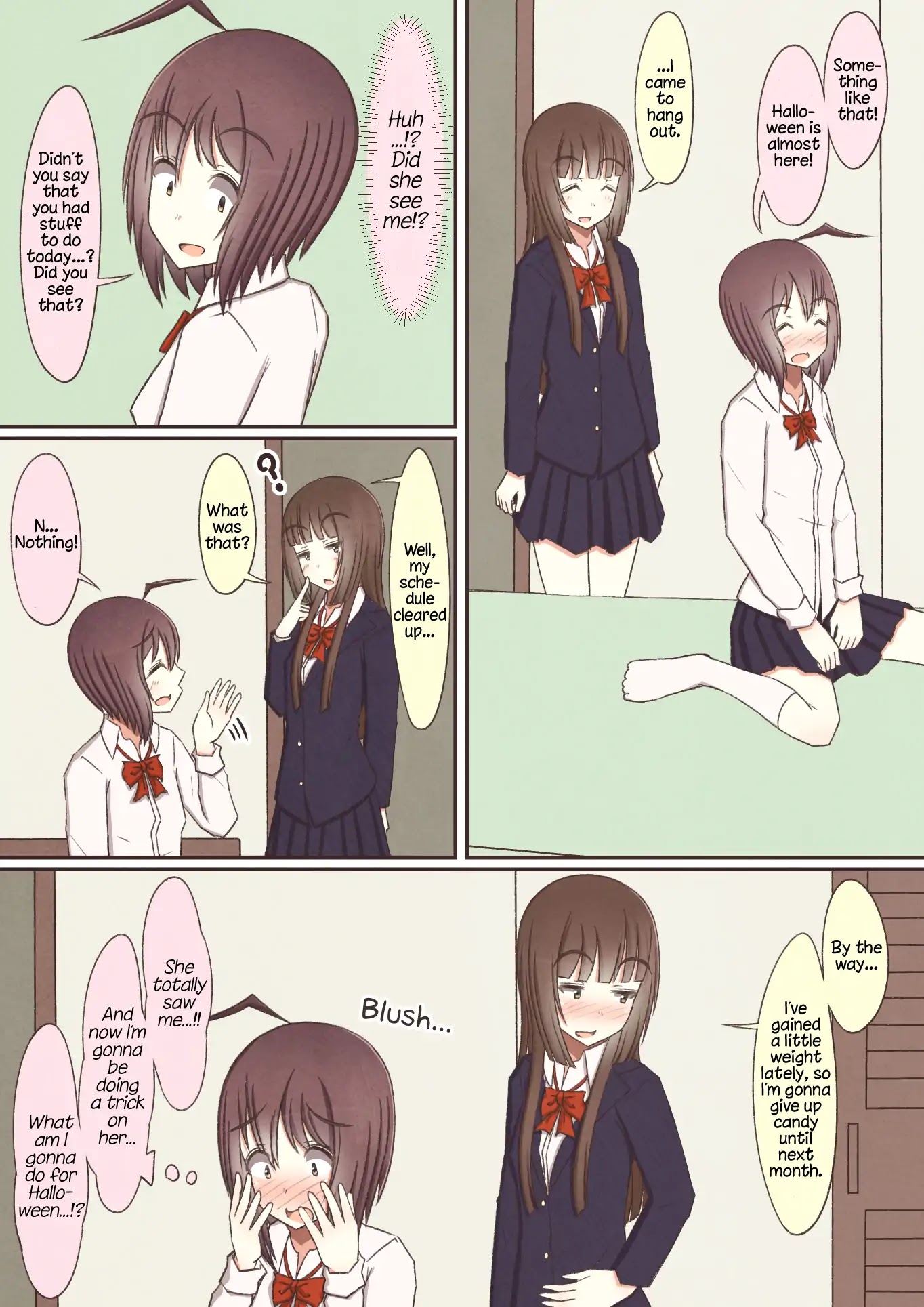 Yuri Couple Chapter 5 page 4 - Chapter 5: 101-105