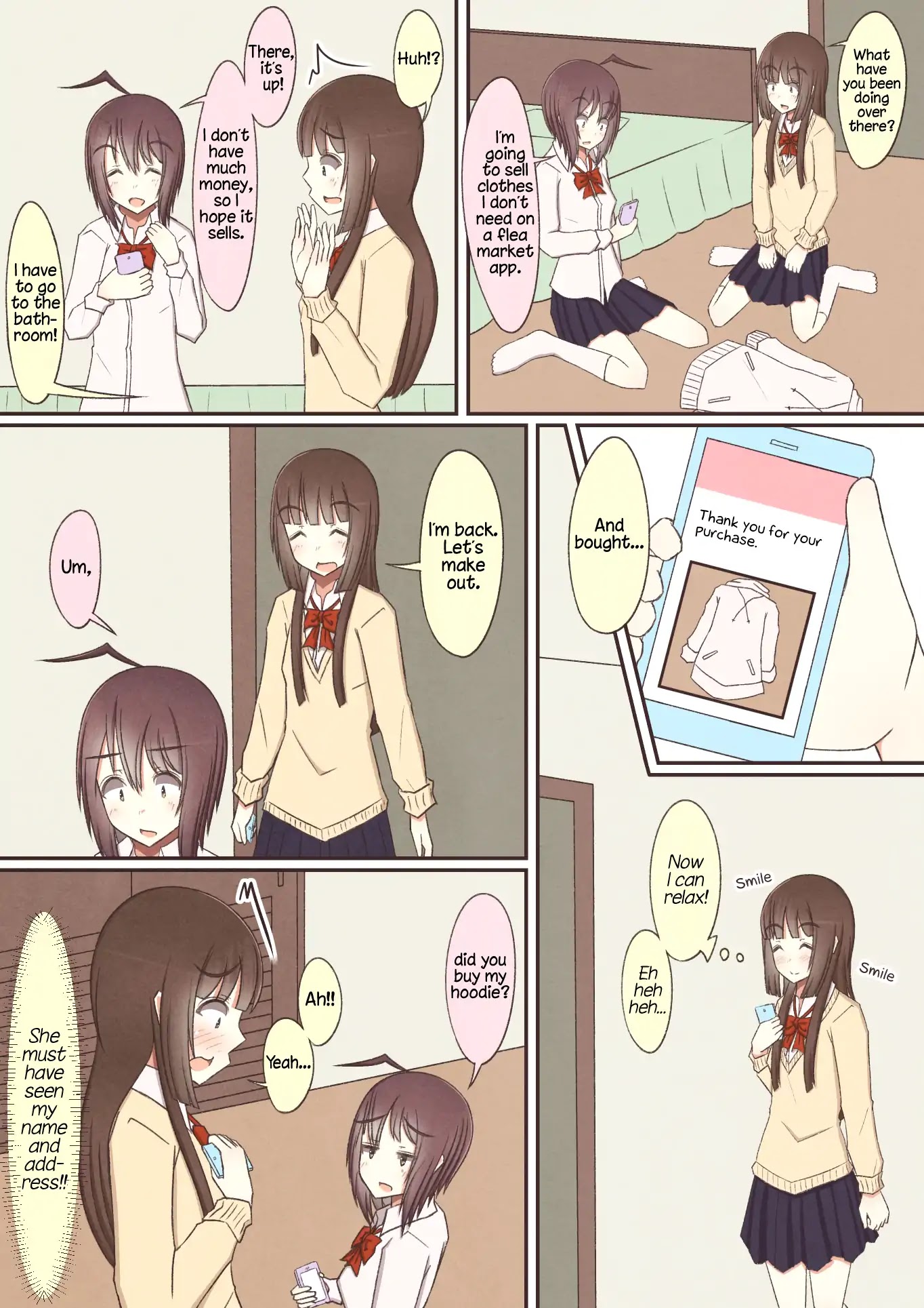 Yuri Couple Chapter 6 page 1 - Chapter 6: 106-107
