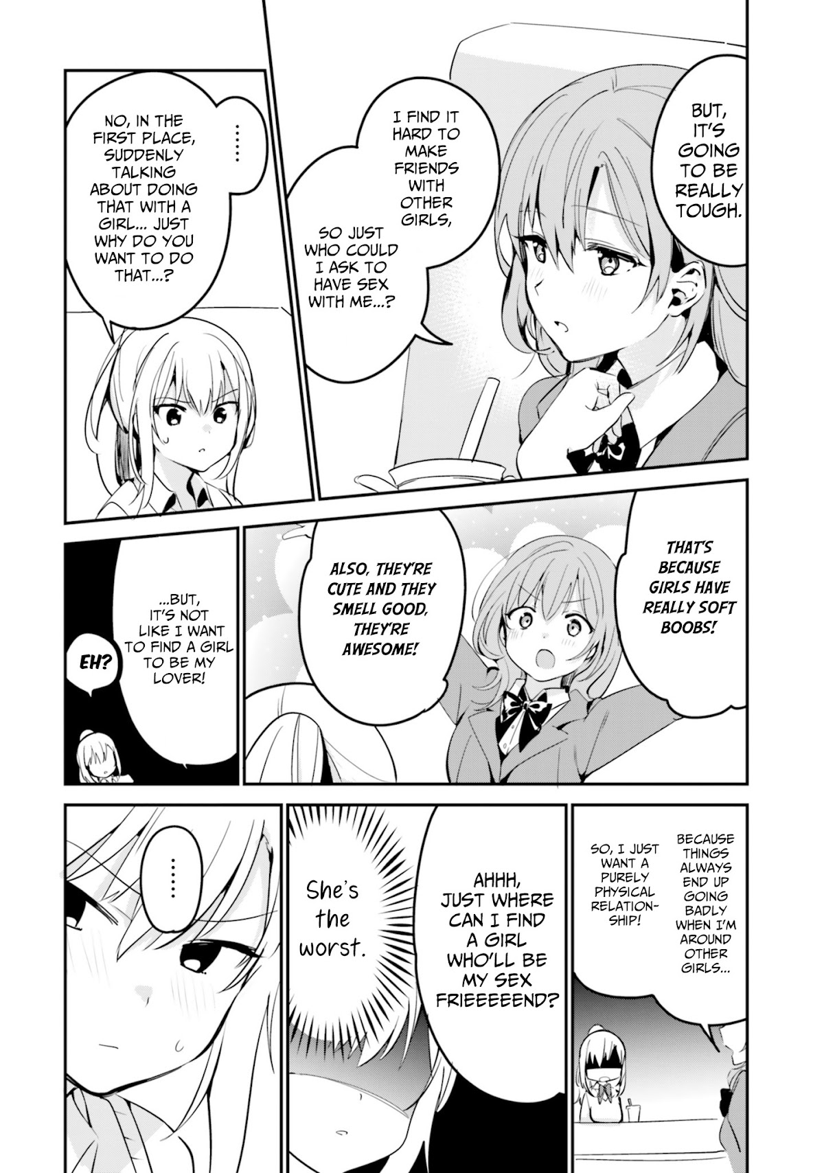 Yuri Drill Anthology Chapter 2 page 2 - Chapter 2: I Wanna Have Sex With a Girl