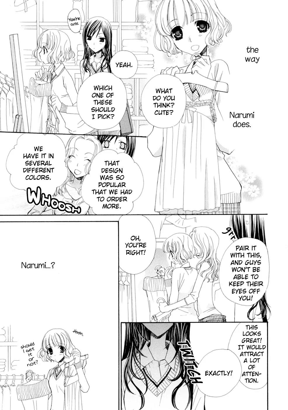 Yuri Hime Wildrose Chapter 4.3 page 13 - Vol.4 Chapter 3: My Girlfriend (MIKUNI Hajime)