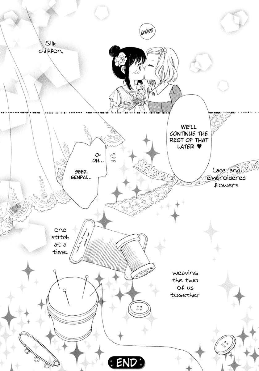 Yuri Hime Wildrose Chapter 4.5 page 13 - Vol.4 Chapter 5: Embroidered Flowers, Needles of Honey