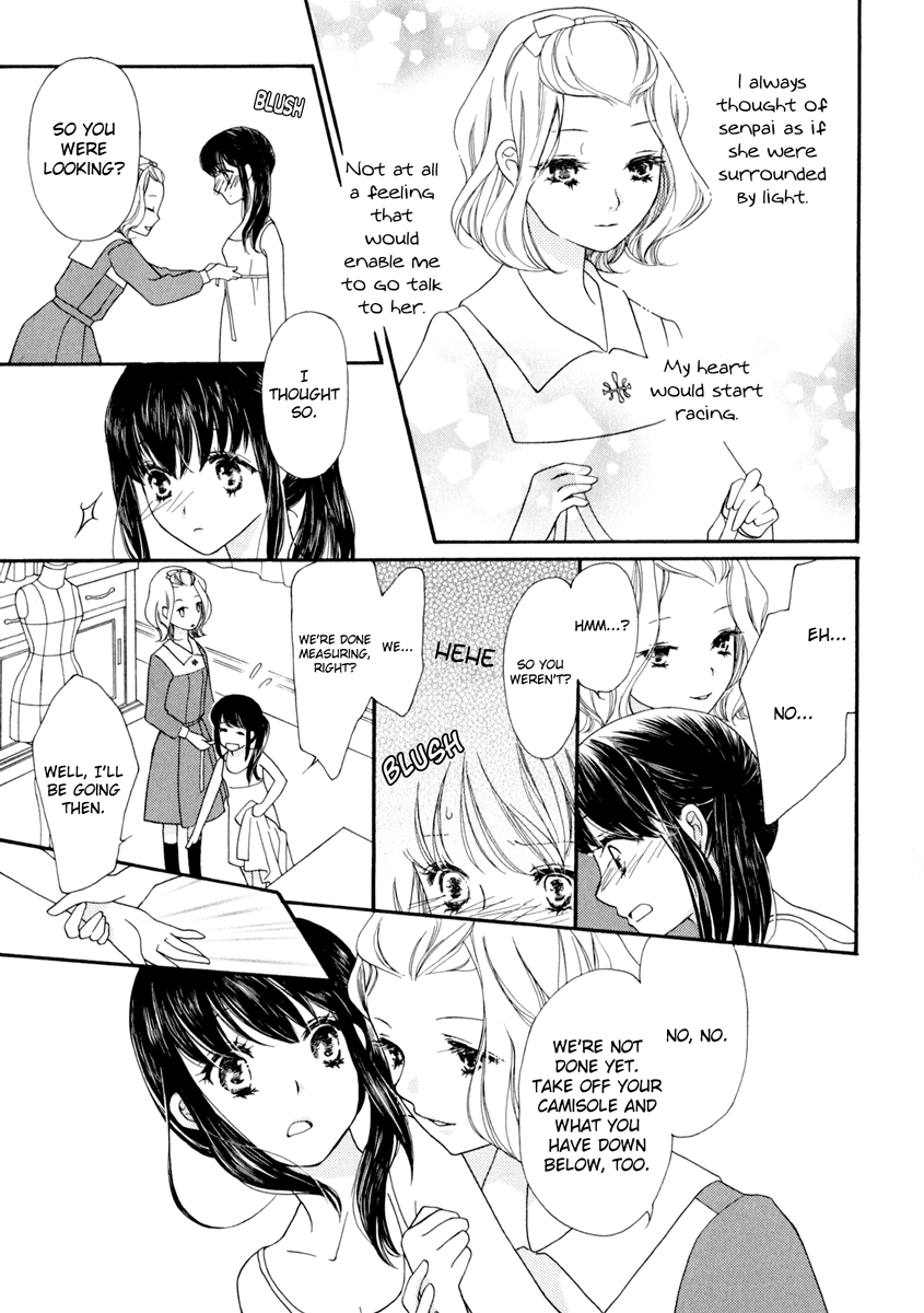 Yuri Hime Wildrose Chapter 4.5 page 6 - Vol.4 Chapter 5: Embroidered Flowers, Needles of Honey