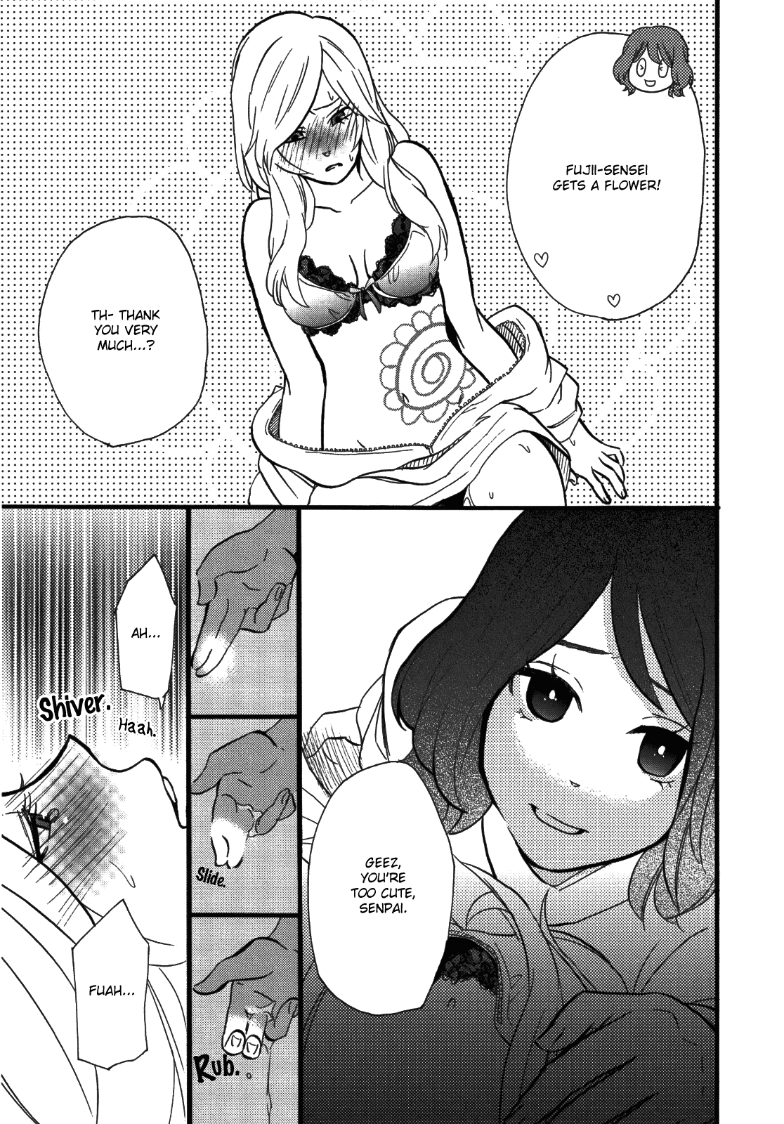 Yuri Hime Wildrose Chapter 5.2 page 15 - Vol.5 Chapter 2: Sweet Examination
