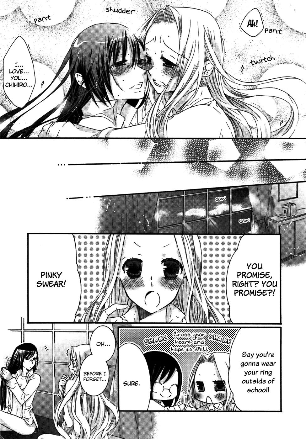 Yuri Hime Wildrose Chapter 5.3 page 14 - Vol.5 Chapter 3: Promise (AKUTA Rinko)
