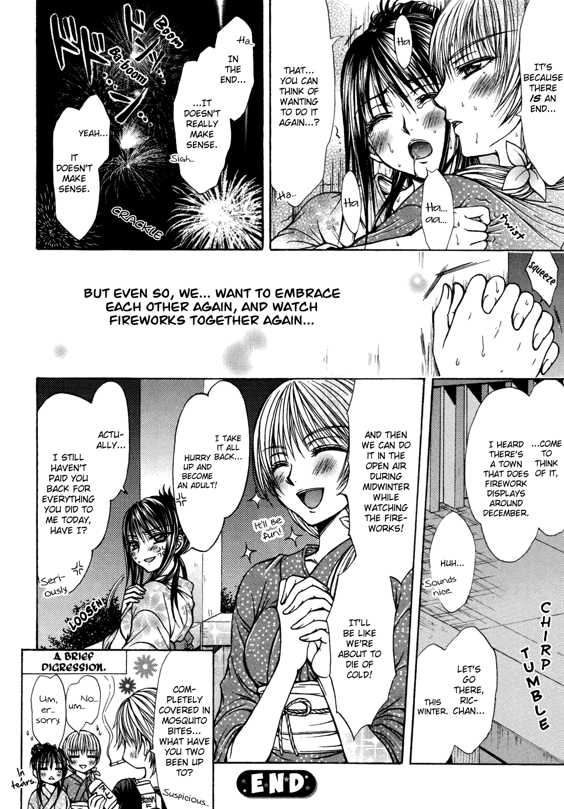 Yuri Hime Wildrose Chapter 6.6 page 16 - Vol.6 Chapter 6: Moment Like Fireworks