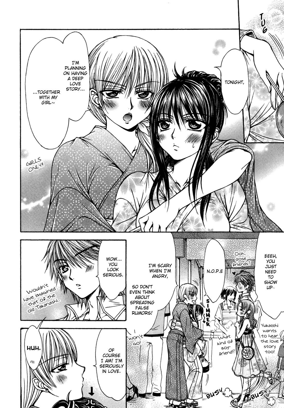 Yuri Hime Wildrose Chapter 6.6 page 8 - Vol.6 Chapter 6: Moment Like Fireworks