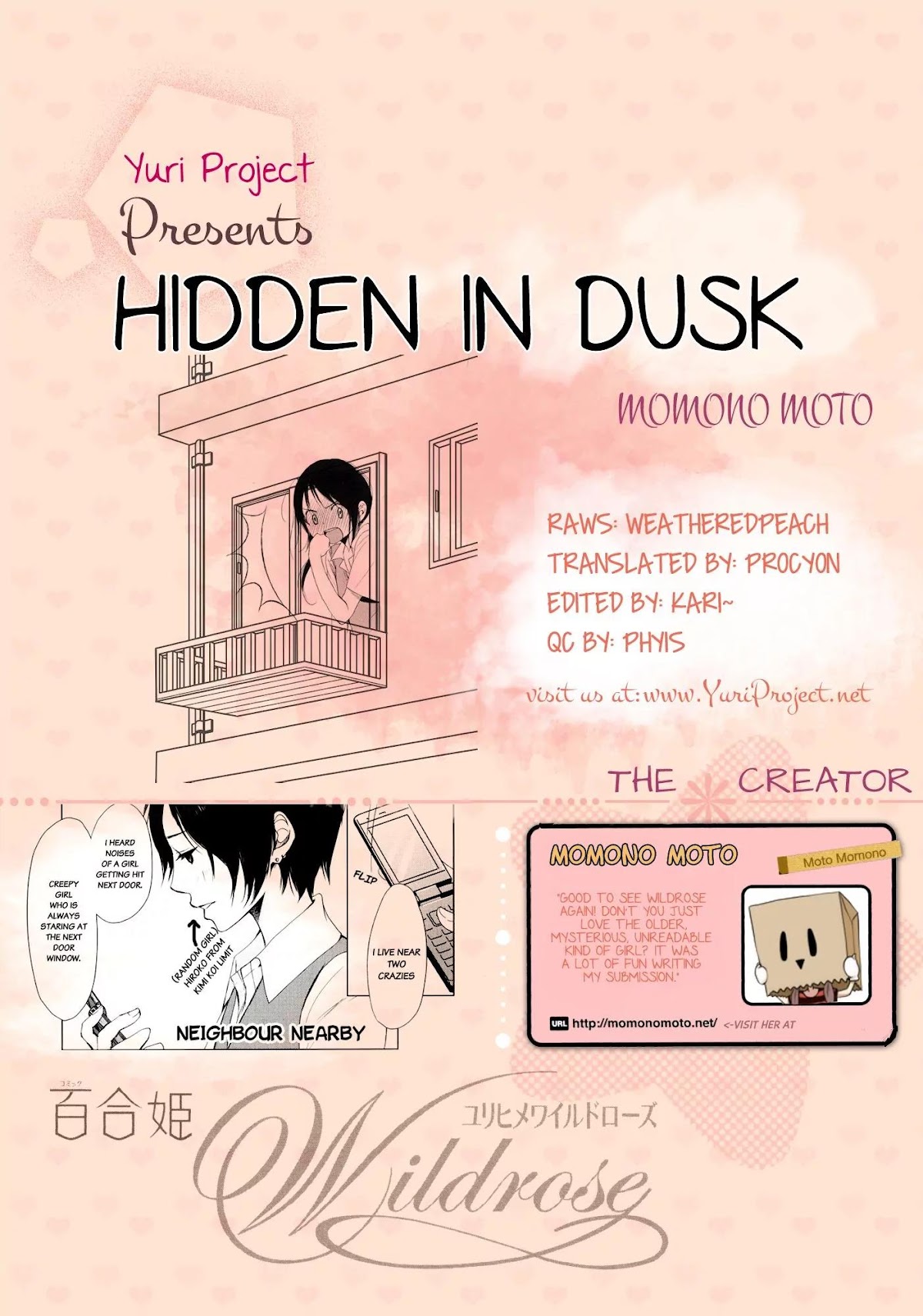 Yuri Hime Wildrose Chapter 7.2 page 14 - Vol.7 Chapter 2: Hidden in Dusk (Momono Moto)