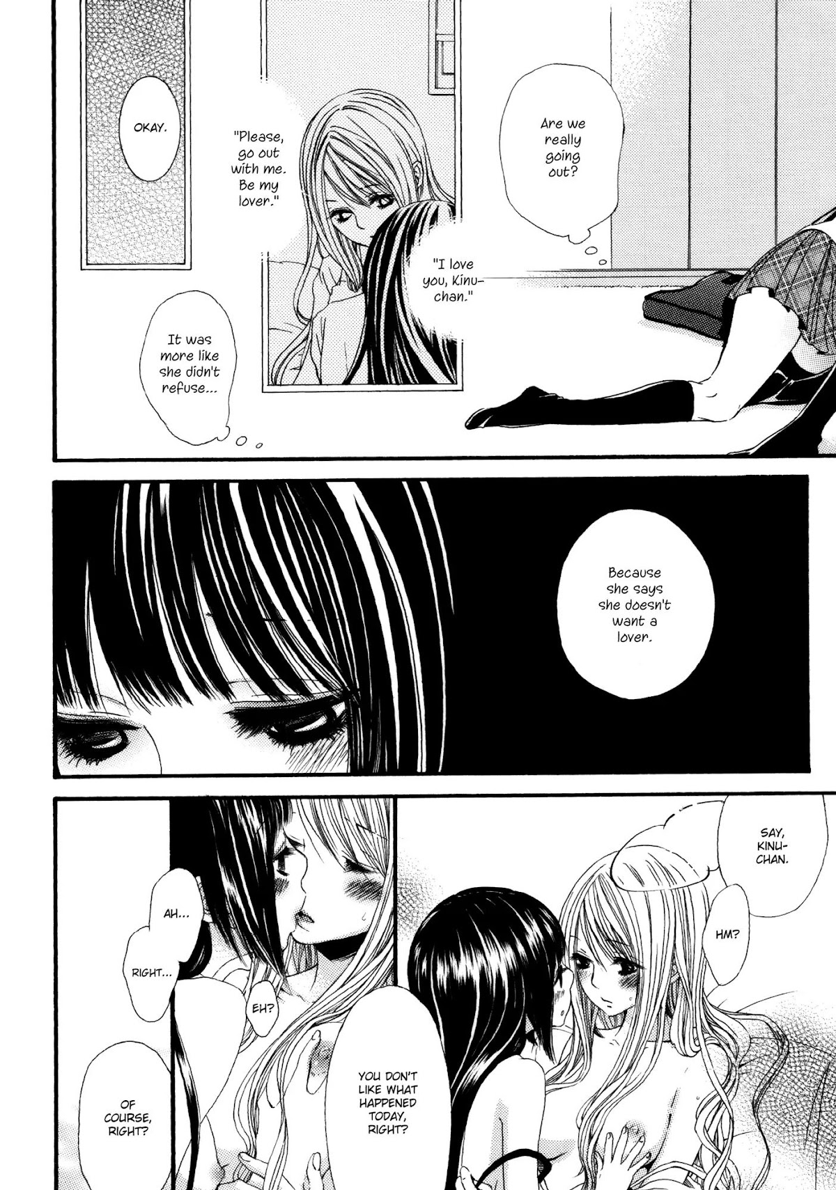 Yuri Hime Wildrose Chapter 7.3 page 4 - Vol.7 Chapter 3: At Dusk in My Room (Rokuroichi)