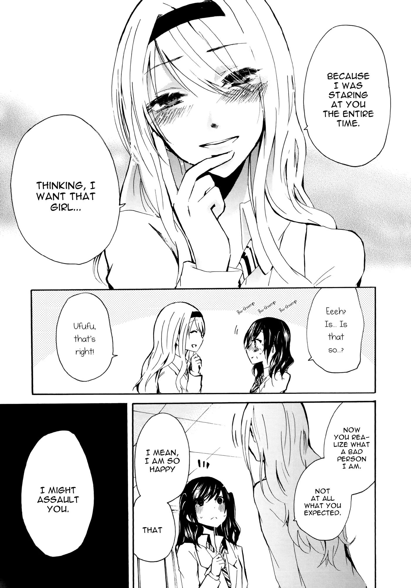 Yuri Hime Wildrose Chapter 8.1 page 23 - Vol.8 Chapter 1: Your Fault (Kuzushiro)