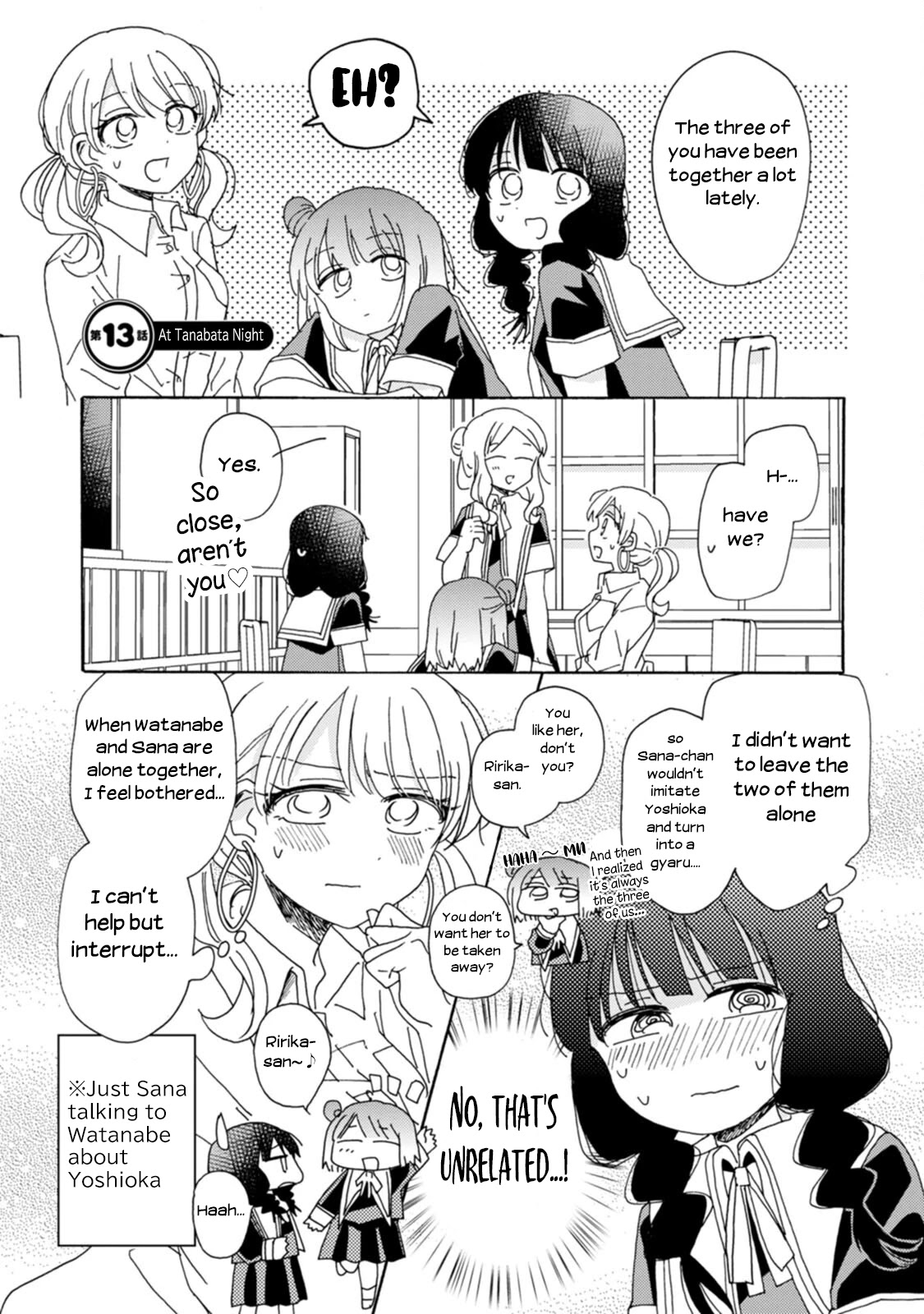 Yuri is Forbidden for Yuri Ota?! Chapter 13 page 1 - Chapter 13: At Tanabata Night