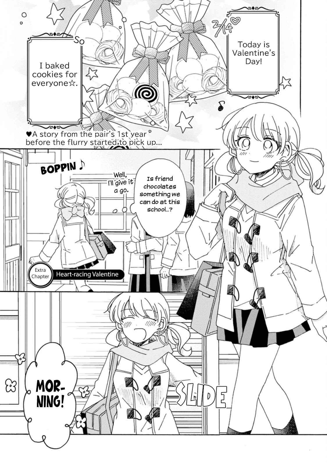 Yuri is Forbidden for Yuri Ota?! Chapter 15.1 page 3 - Chapter 15.1: Heart-racing Valentine