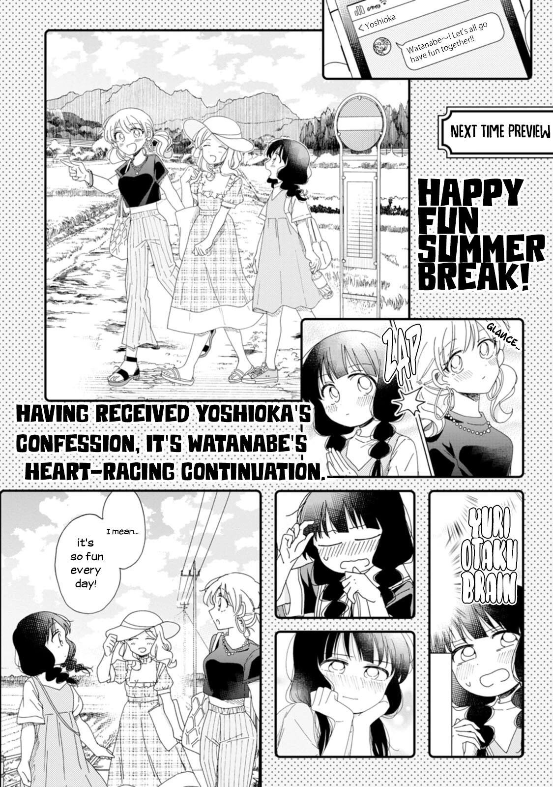 Yuri is Forbidden for Yuri Ota?! Chapter 15.1 page 8 - Chapter 15.1: Heart-racing Valentine