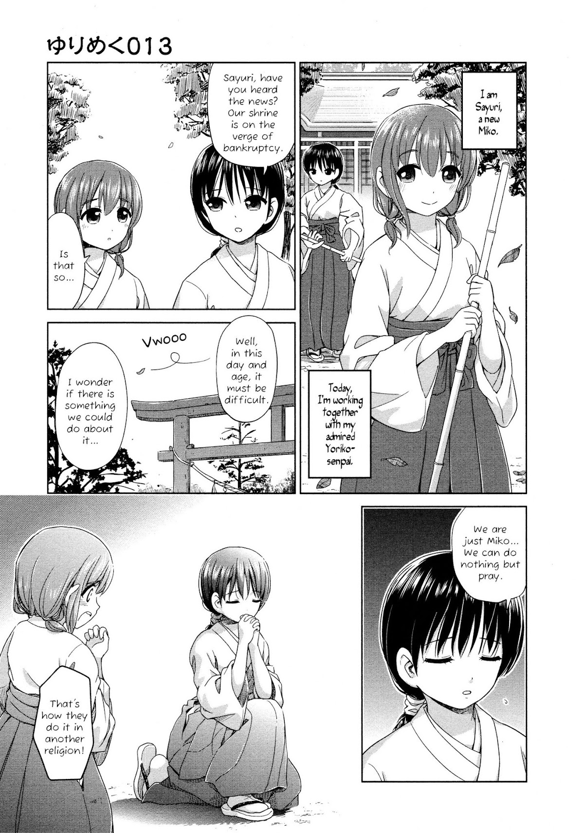 Yuri Mekuru Oshigoto Chapter 13 page 1 - Chapter 13