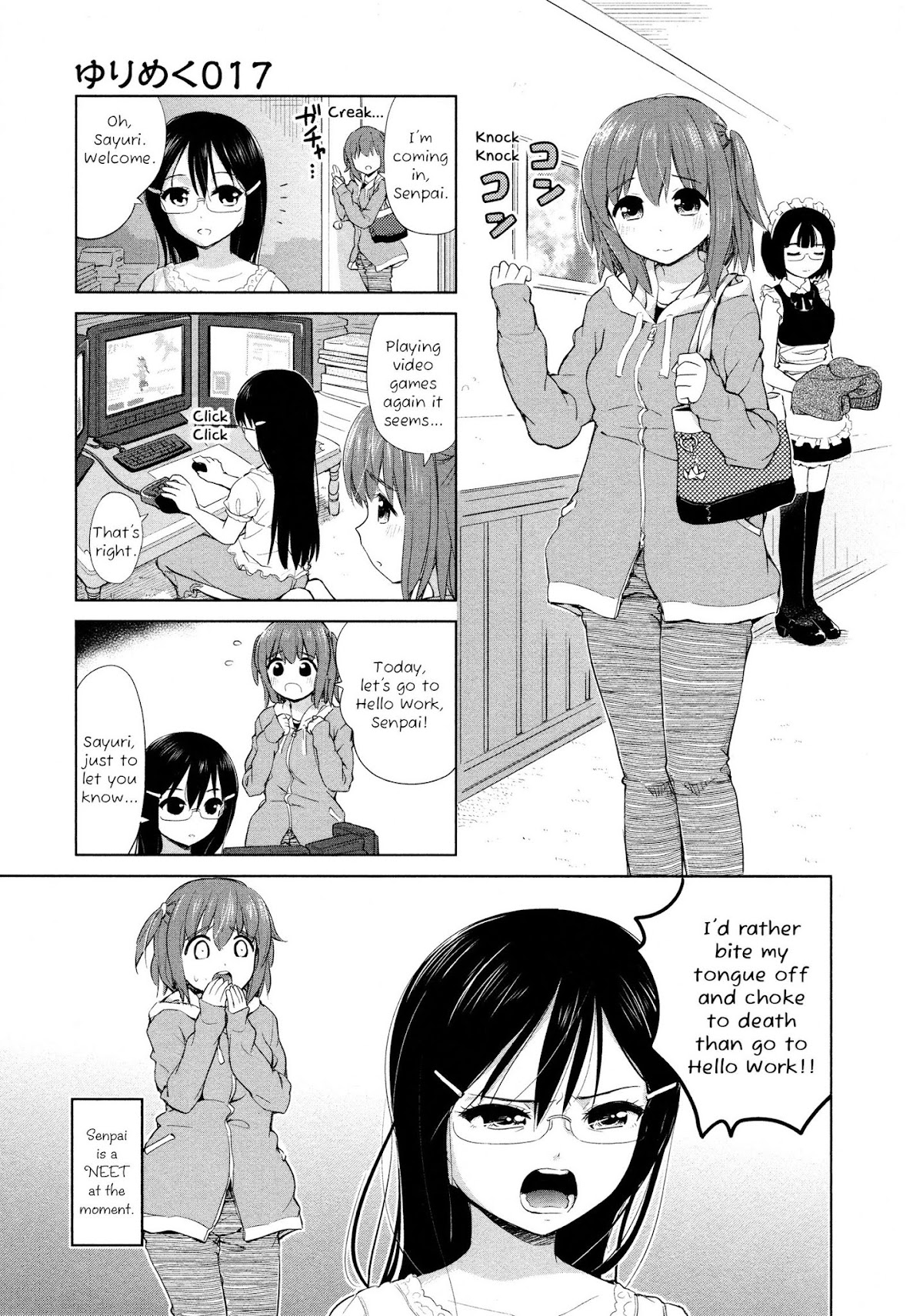 Yuri Mekuru Oshigoto Chapter 17 page 1 - Chapter 17
