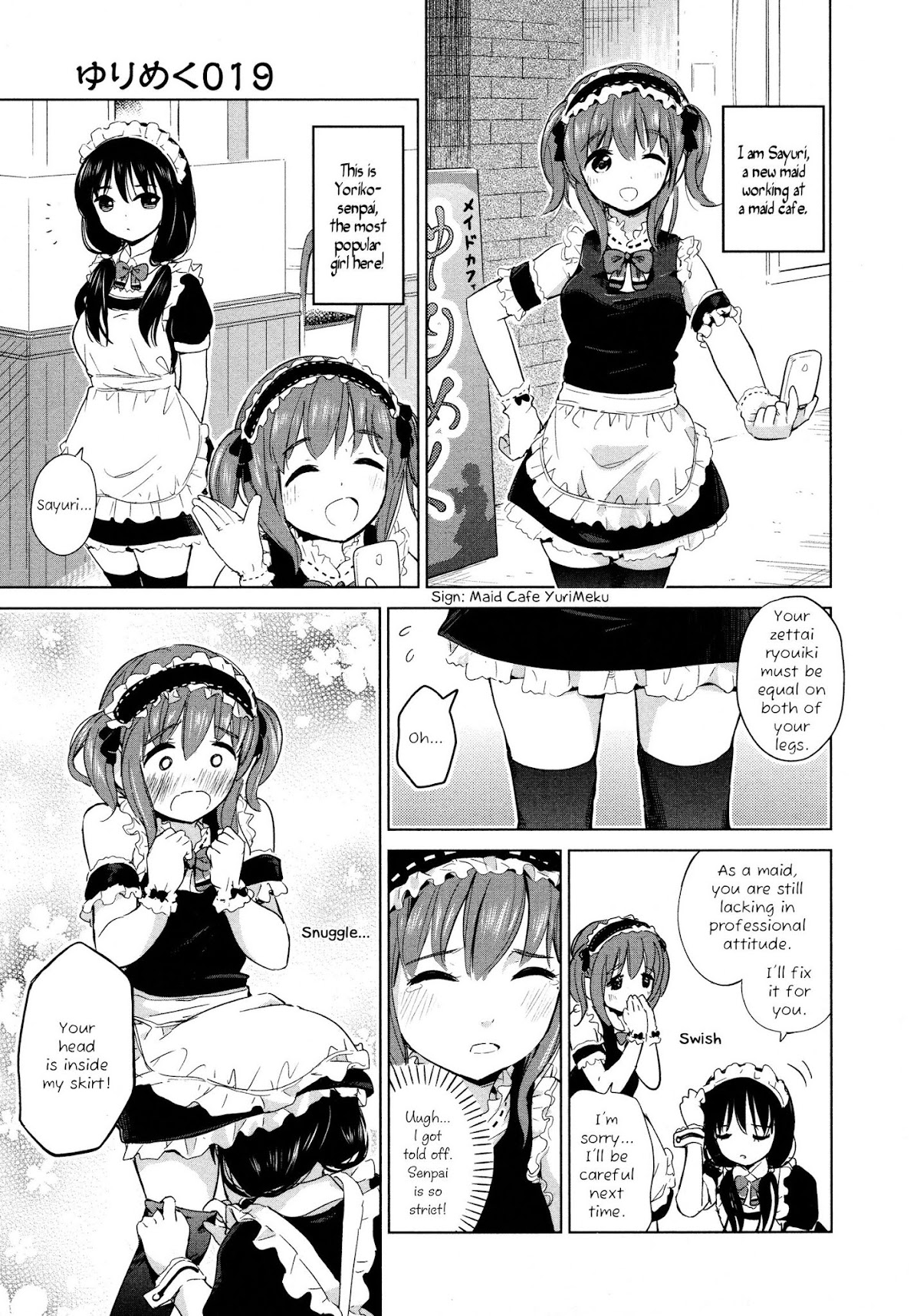 Yuri Mekuru Oshigoto Chapter 19 page 1 - Chapter 19