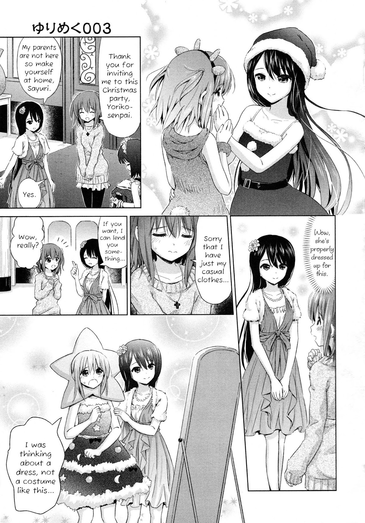 Yuri Mekuru Oshigoto Chapter 3 page 1 - Chapter 3