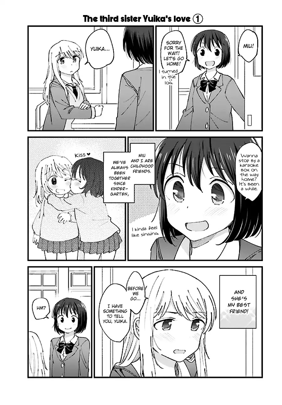 Yuri Moyou ~Sakimiya 4-shimai no Koi~ Chapter 3 page 1 - Chapter 3