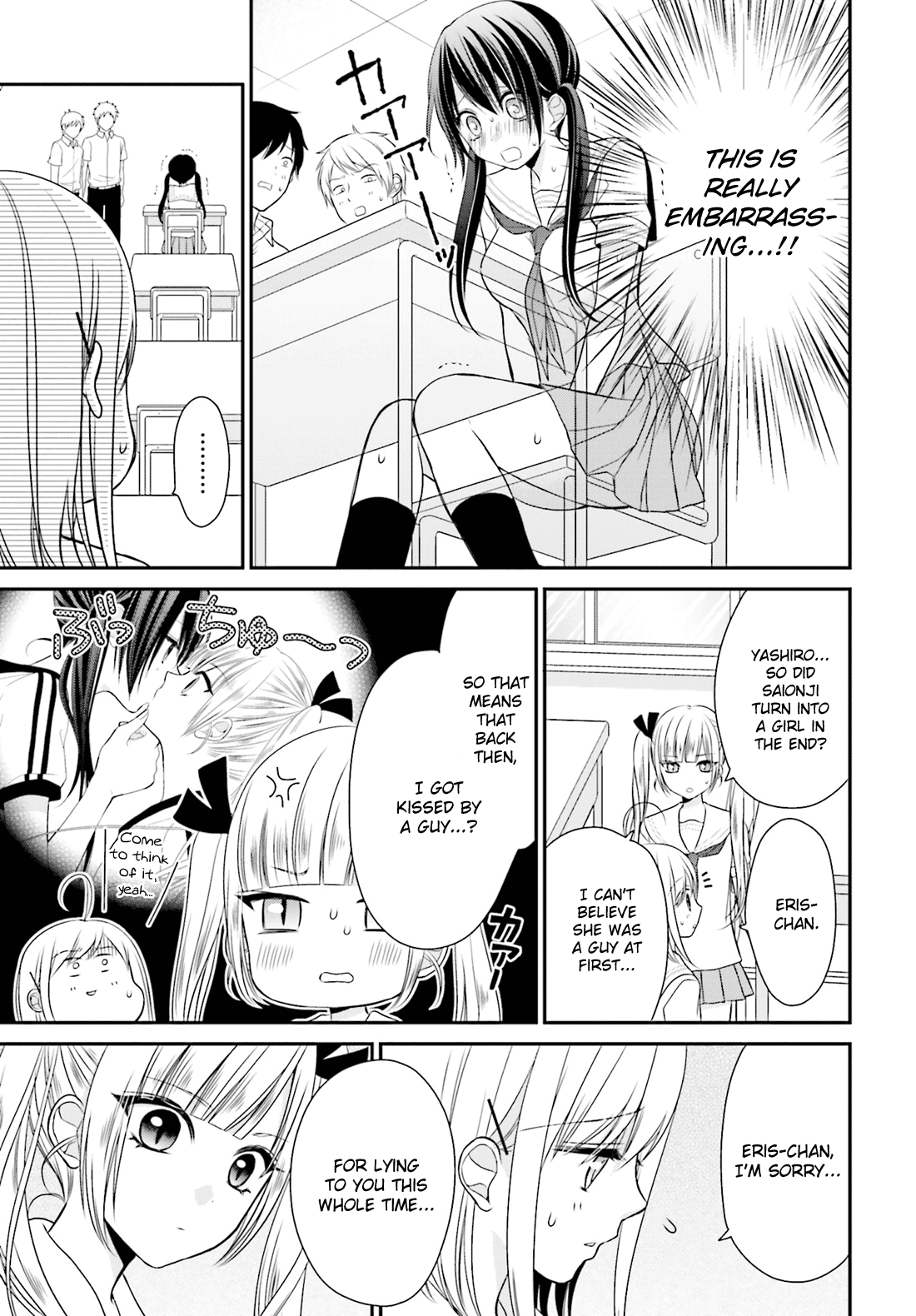 Yuri na Watashi to Akuma na Kanojo (?) Chapter 10 page 12 - Chapter 10: When He Turned Into a Girl