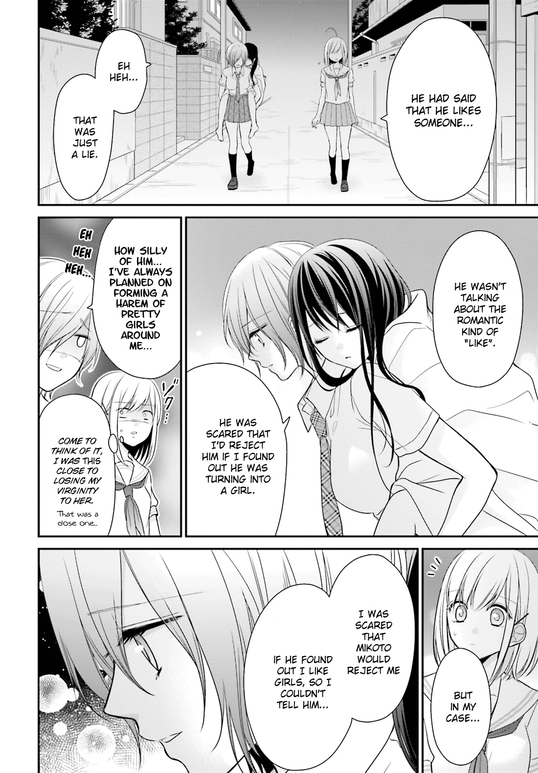 Yuri na Watashi to Akuma na Kanojo (?) Chapter 10 page 3 - Chapter 10: When He Turned Into a Girl