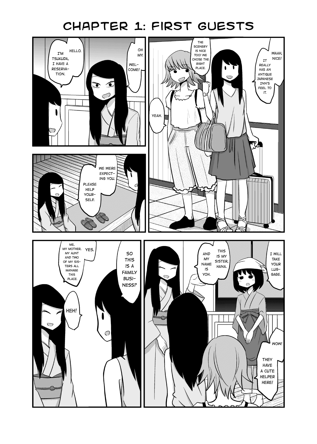 Yuri Natsu -Kagaya Inn- Chapter 1 page 1 - Chapter 1: First Guests
