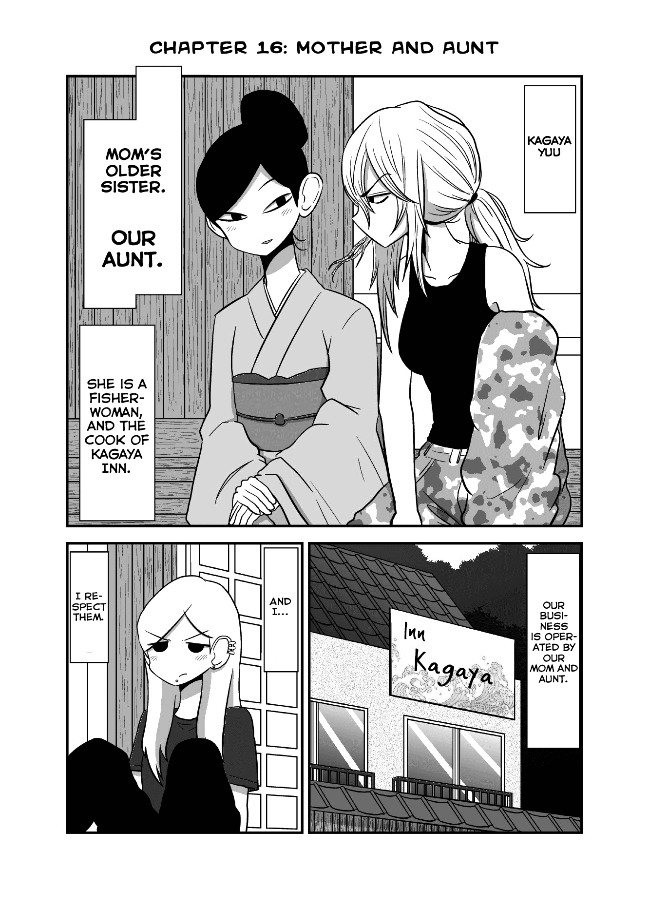 Yuri Natsu -Kagaya Inn- Chapter 16 page 1 - Chapter 16: Mother and Aunt